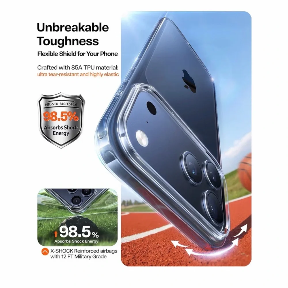 iPhone 17 Pro Max Transparent Case